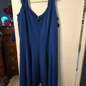 Lane Bryant blue tank top dress size 26 NWOT